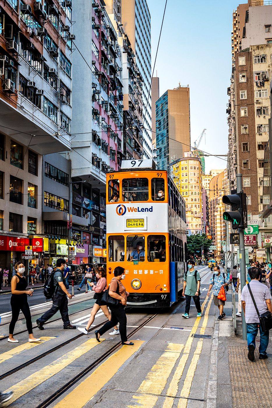 灣仔電車道是香港標誌性的風景之一。
