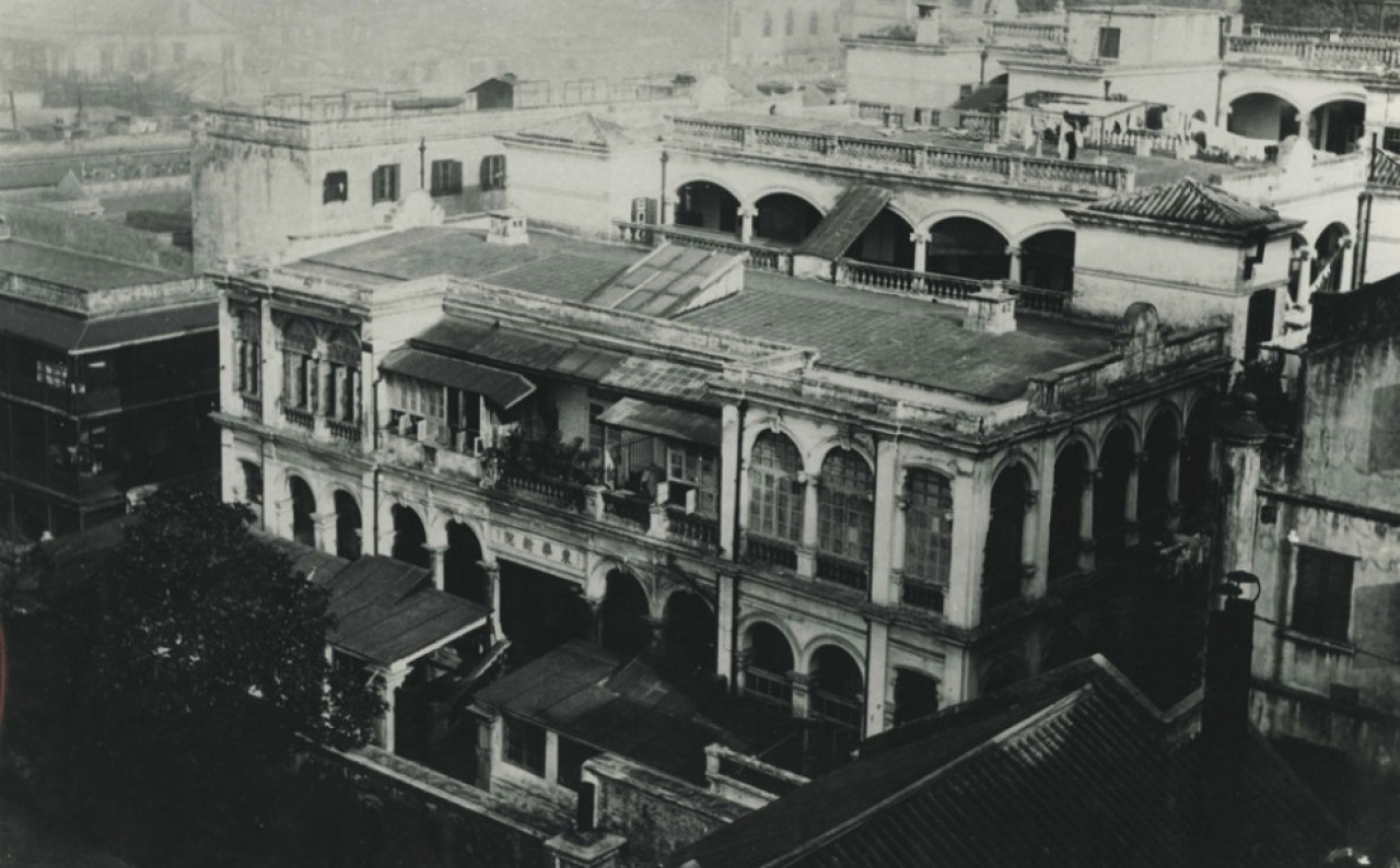 1902年的東華醫院舊貌。（圖片來源：MediaKron網站）