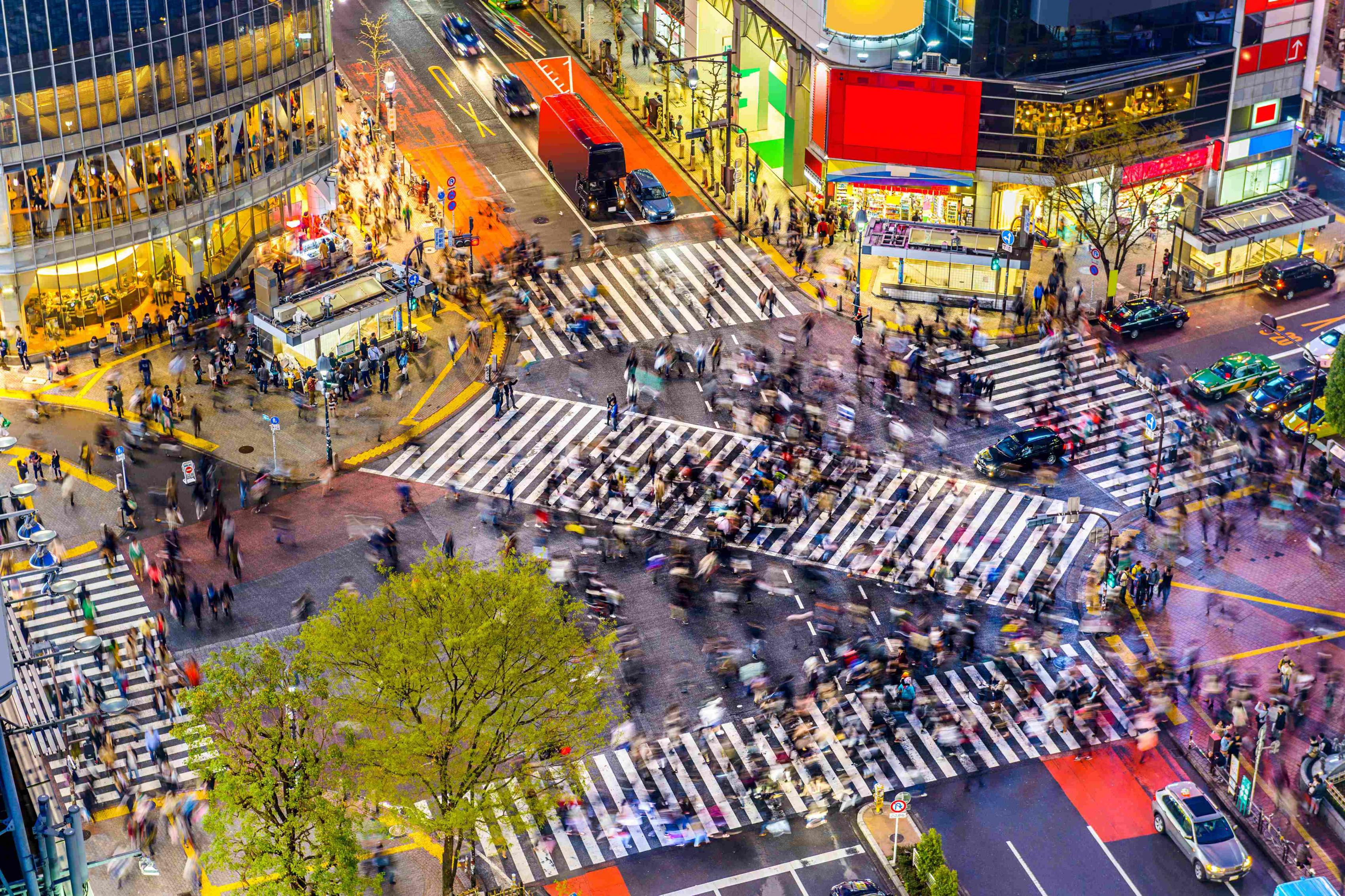澀谷站前的十字路口是東京著名地標。（圖片來源：Shutterstock） 